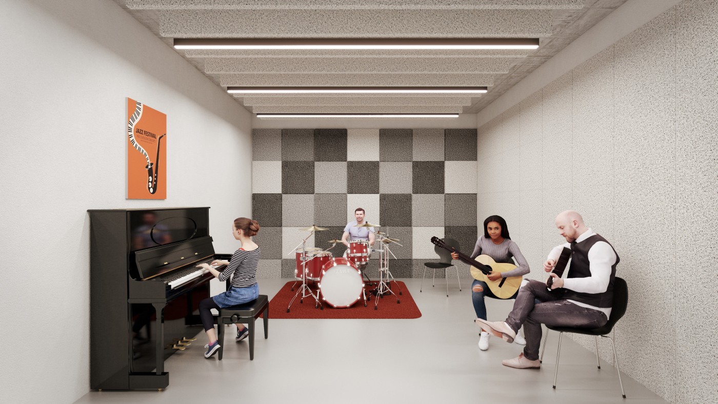 Musicroom of the Students Residential