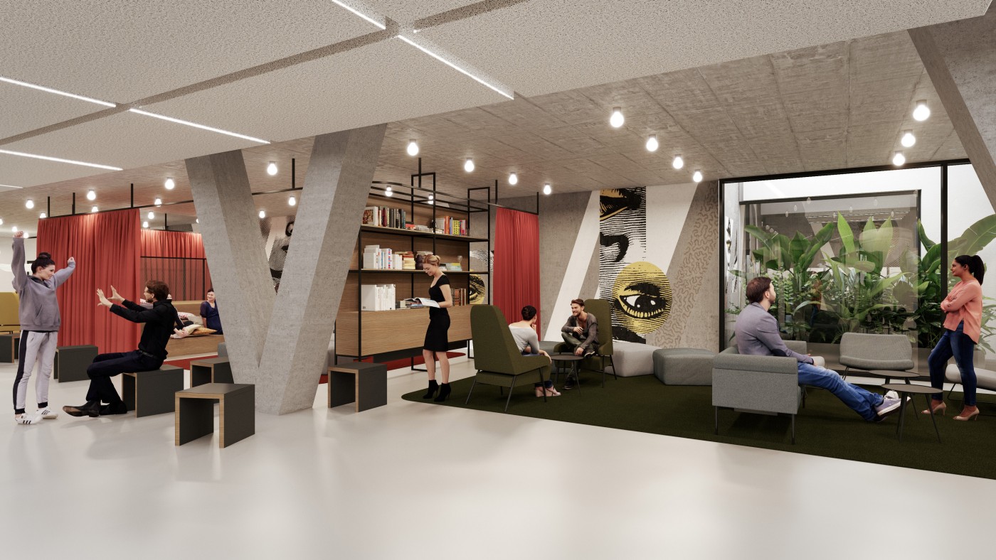 Lobby of the Student Residence